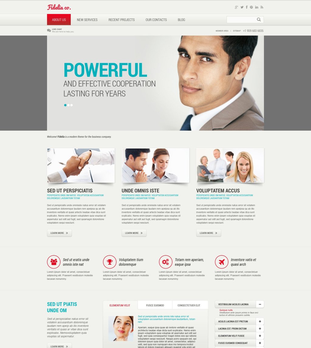 Management Company Responsive Joomla Template #46837