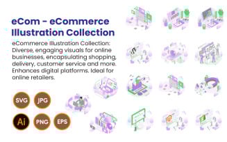 eCom - eCommerce Illustration Collection