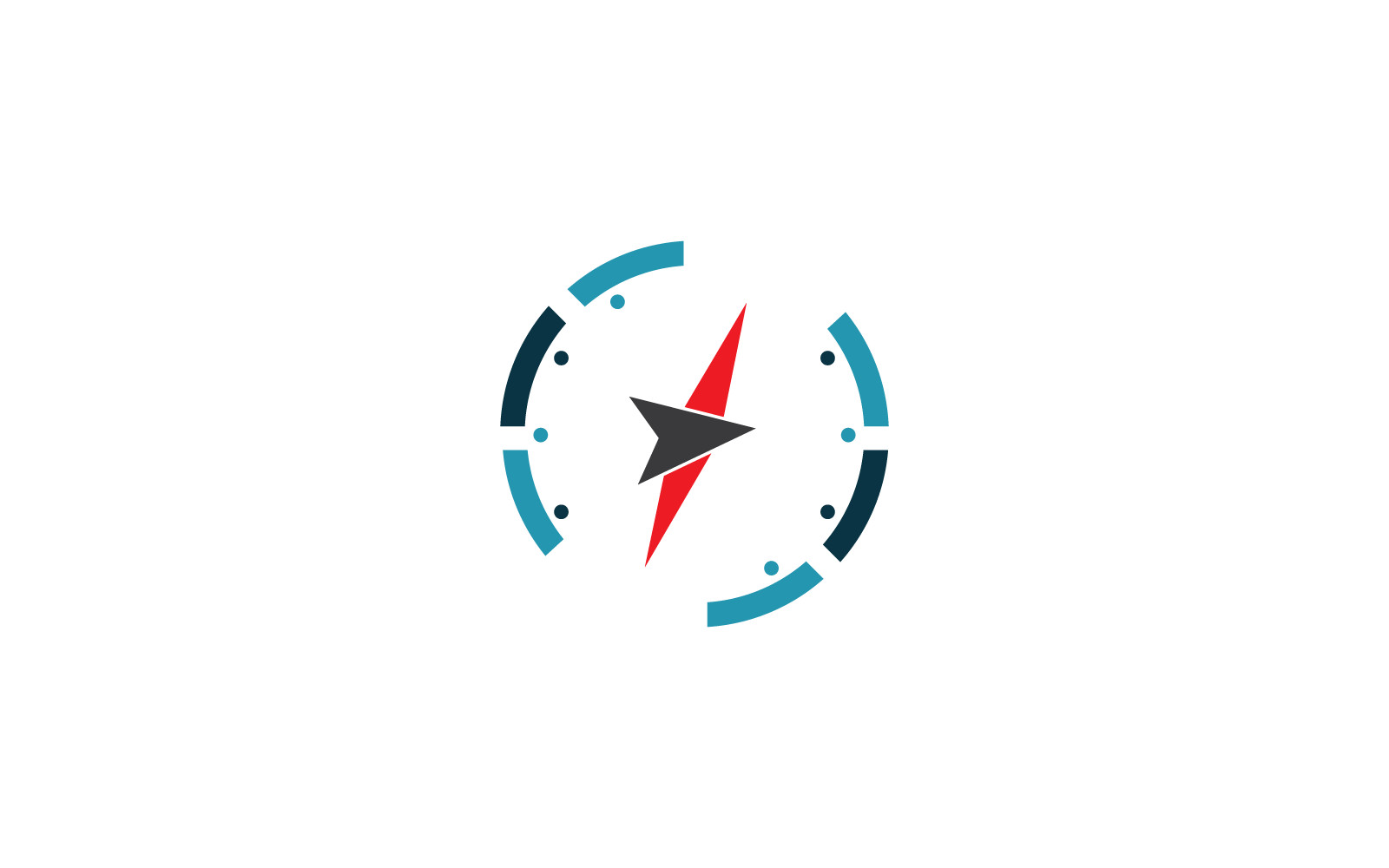 Compass logo design vector icon template