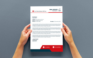 Simple Clean Letterhead Template | PSD Business Stationery