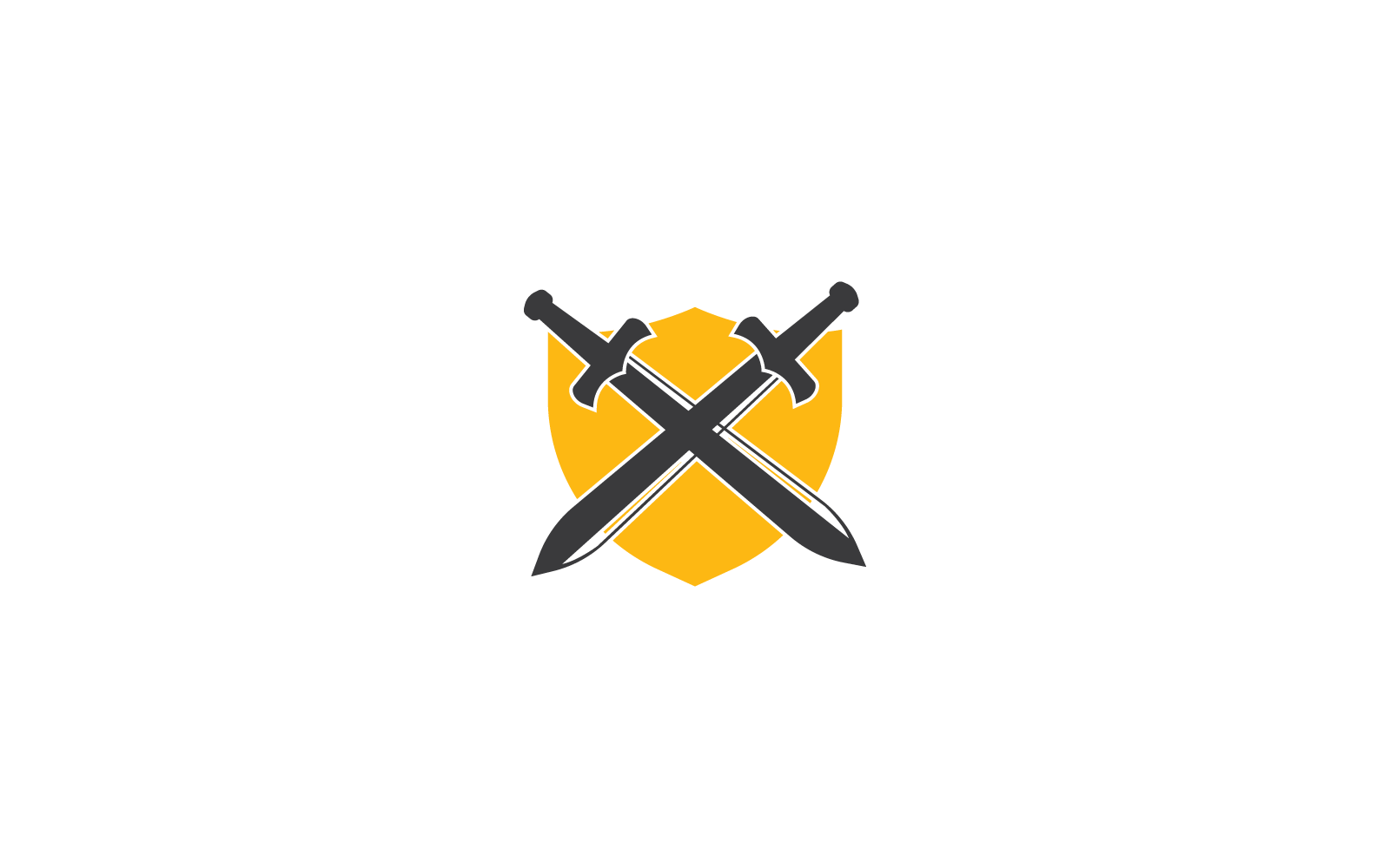 Sword logo design icon vector illustration