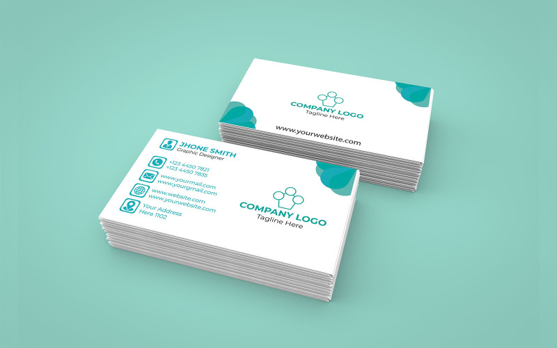 Modern Business Card | Construction Business Card Design Corporate Identity