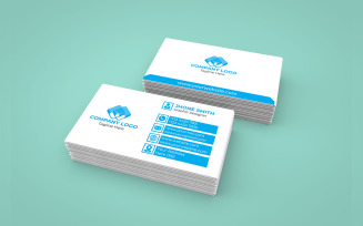 Modern Business Card - visiting card Vector Illustrations Design