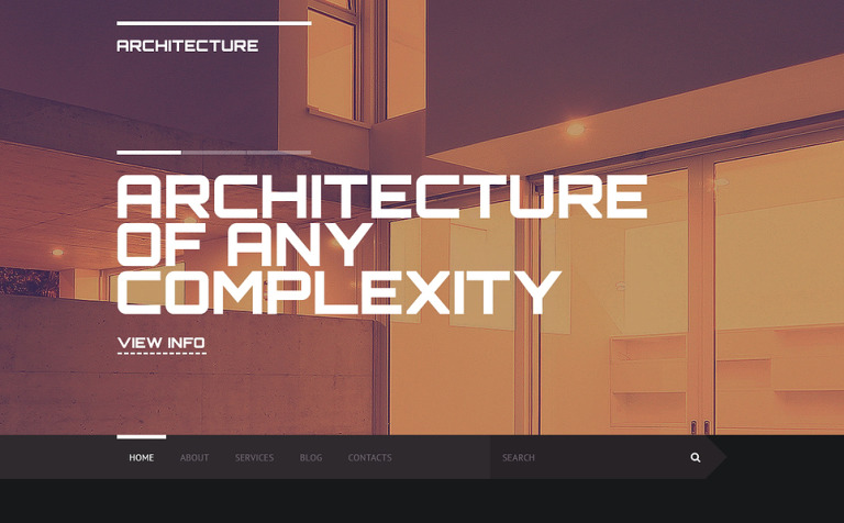 Architecture Responsive Website Template Big Screenshot Architecture Responsive Website Template New Screenshots BIG