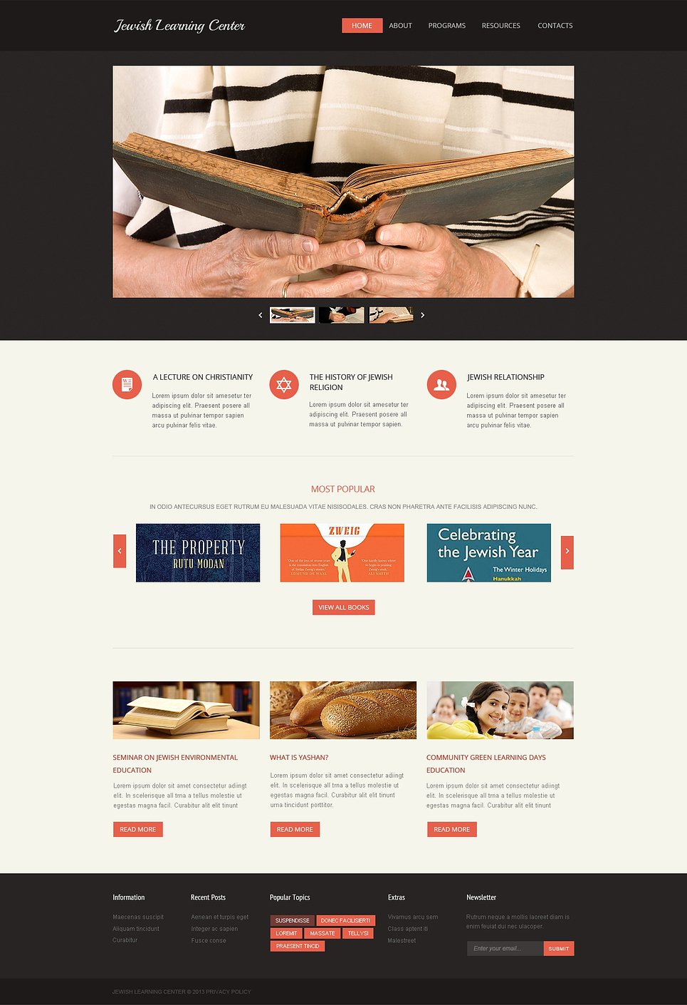Christian Responsive Website Template New Screenshots BIG