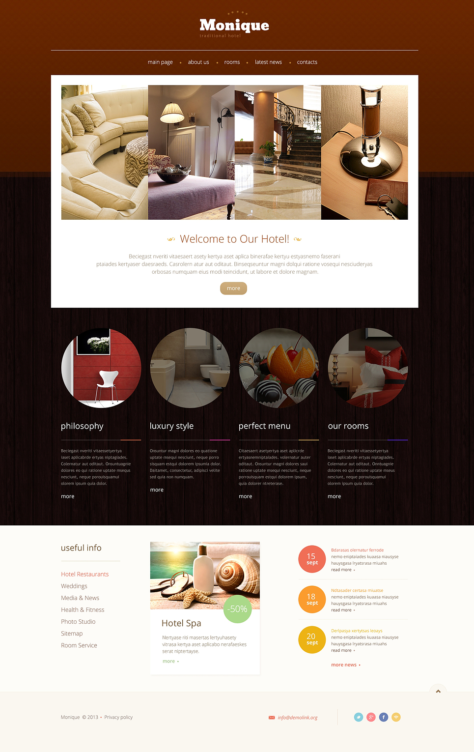 Hotels Responsive Website Template New Screenshots BIG