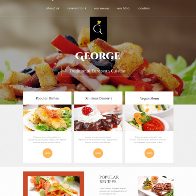 Joomla шаблон "European Bar" #46900