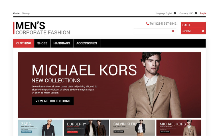 Men's Corporate Style Responsive PrestaShop Theme Big Screenshot Men's Corporate Style PrestaShop Theme New Screenshots BIG
