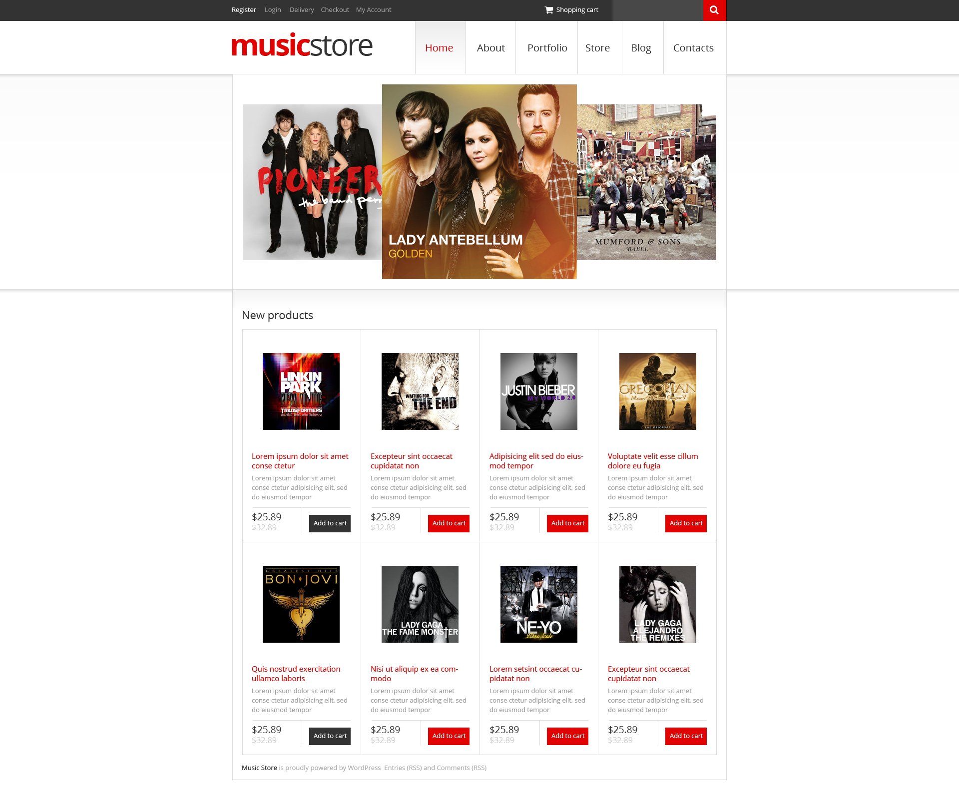 Music Store WooCommerce Theme