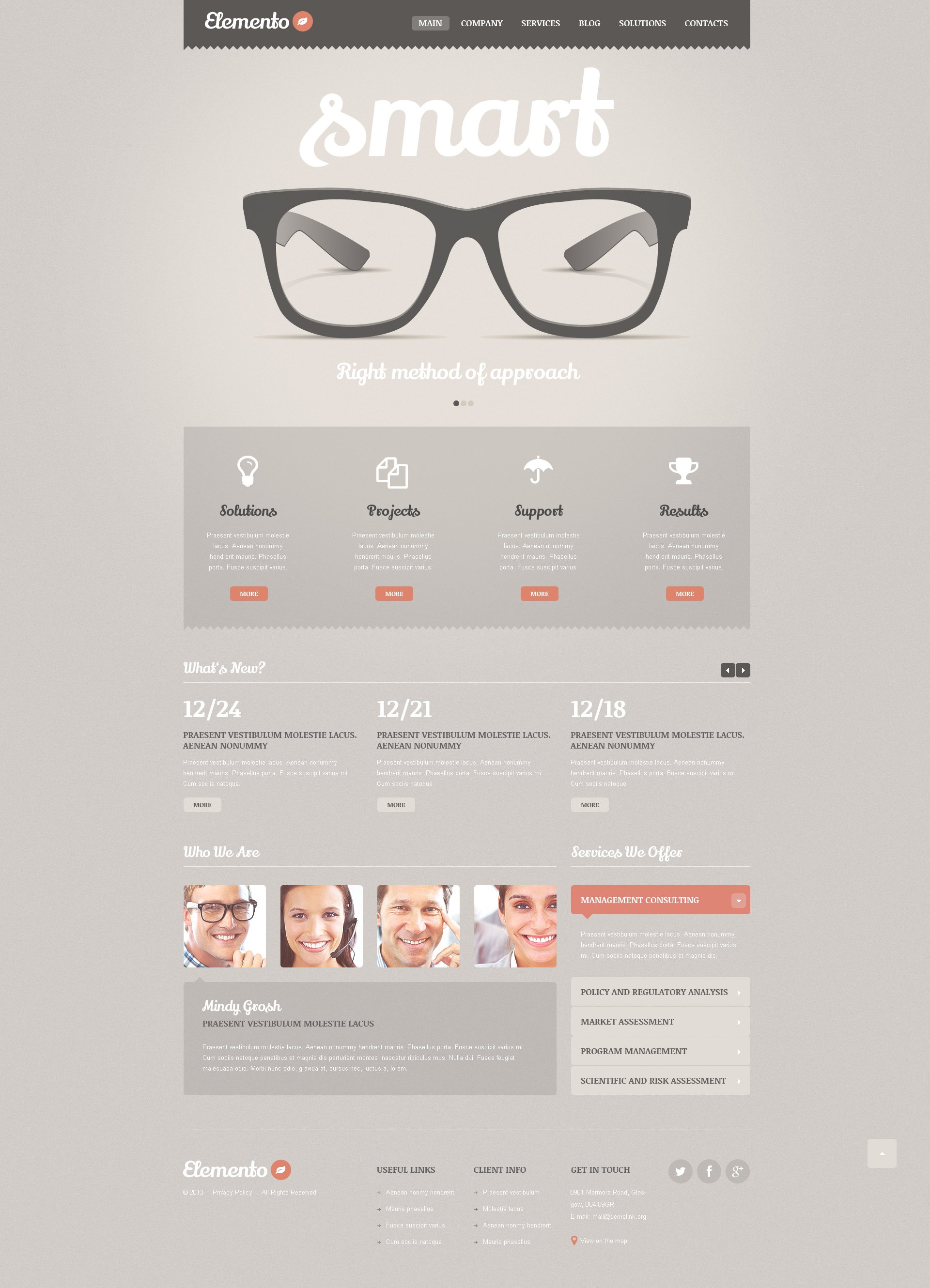 Responsive Consulting Bureau Wordpress #46904 - Ekran resmi