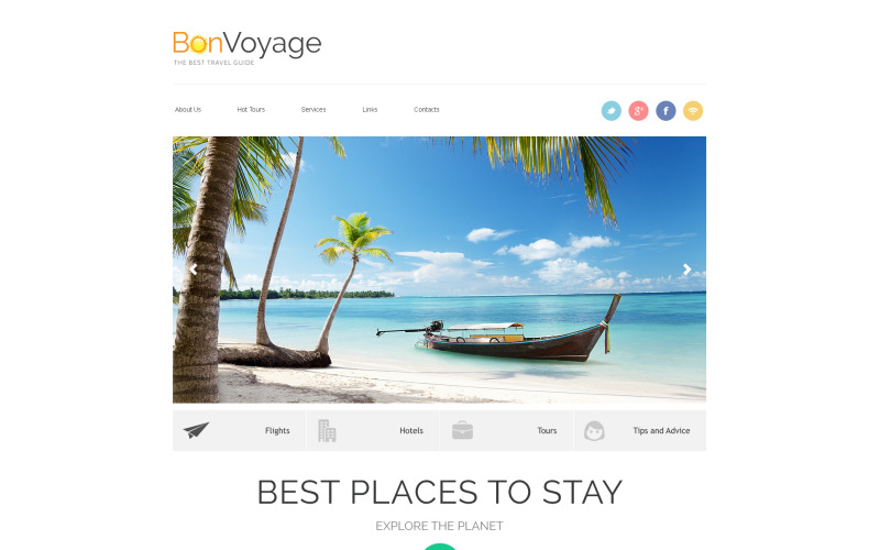 Travel Agency Responsive Website Template