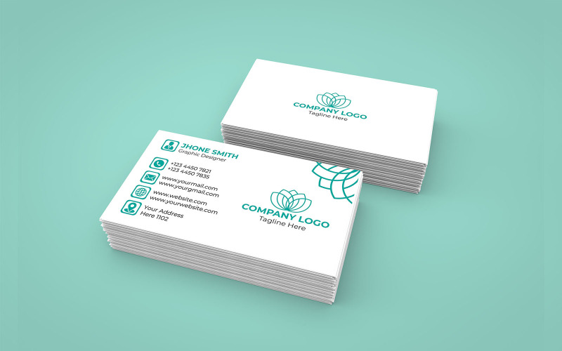 Business Card for Visiting Card - Simple Business Card Design Corporate Identity