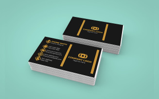 Business Card Vector Minimal Style - Simple Business Card