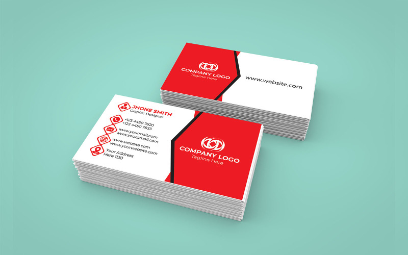 Professional Elegant Business Card - Simple Business Card Corporate Identity
