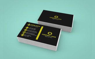 Visiting card template fully editable - Simple Business Card