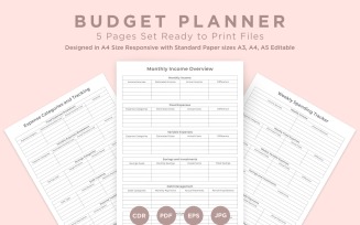Budget Planning Pages Set V-02