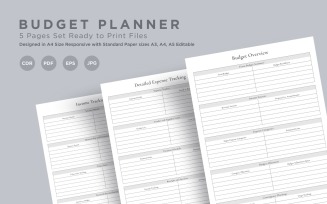 Budget Planning Pages Set V-05