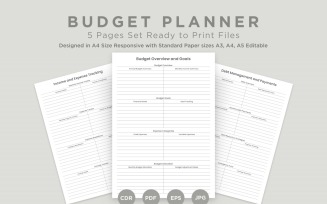 Budget Planning Pages Set V-06