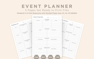 Event Planning Pages Set V-01