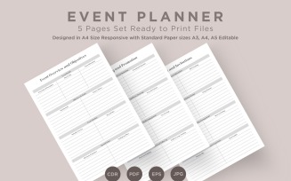 Event Planning Pages Set V-09
