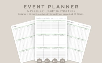 Event Planning Pages Set V-16