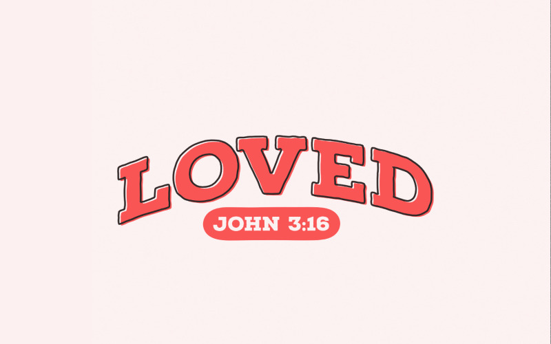 Christian Valentine Png, Retro Valentine Png, Valentine Heart Png, Bible Verse Png, XOXO Png, Jesus Illustration