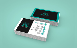 Luxury horizontal business Card Design 120