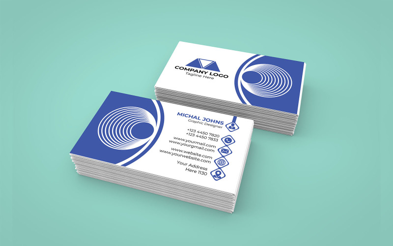 Unique and Elegant Business Card and Professional 120 Corporate Identity
