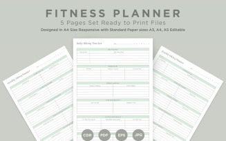 Fitness Planning Pages Set V-07