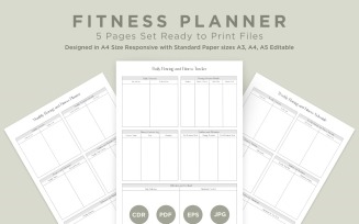 Fitness Planning Pages Set V-12