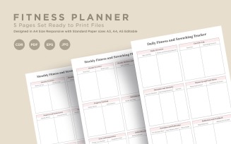 Fitness Planning Pages Set V-15