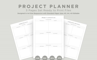 Project Planning Pages Set V-06