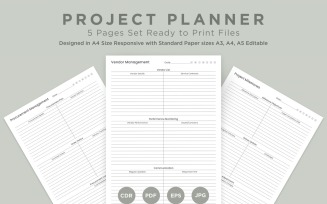 Project Planning Pages Set V-07