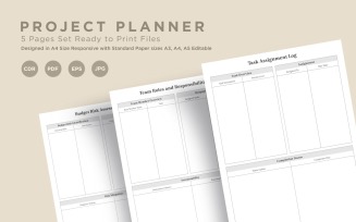 Project Planning Pages Set V-15
