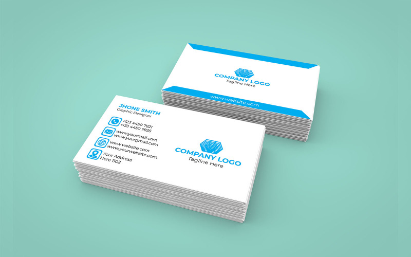 Clean Creative Corporate Business Card Premium Design Corporate Identity