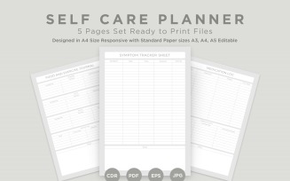 Self Care Planning Pages Set V-06