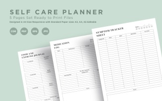 Self Care Planning Pages Set V-10