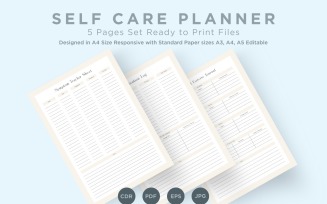 Self Care Planning Pages Set V-19