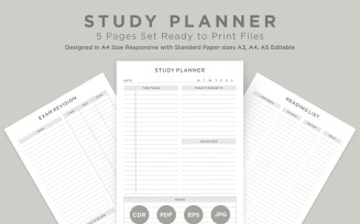 Study Planning Pages Set V-07