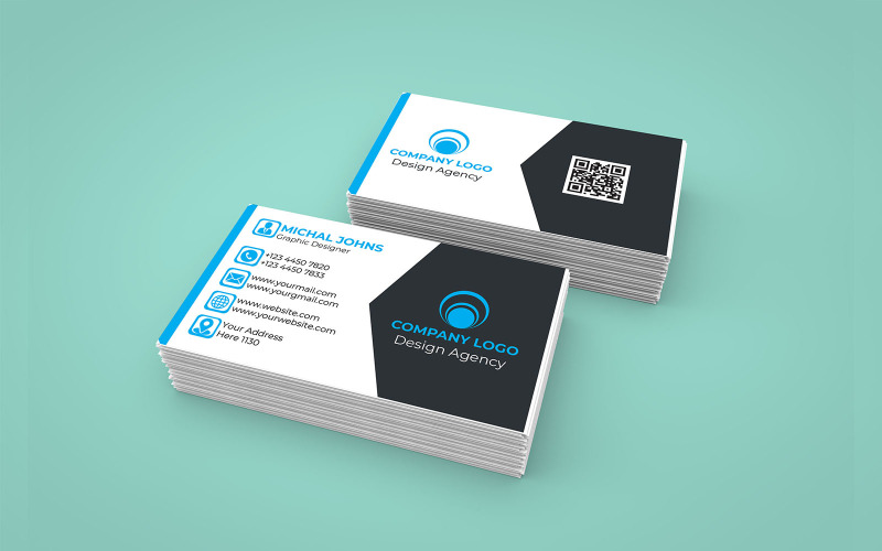 Vector Modern Business Card and Premium Design 180 Corporate Identity
