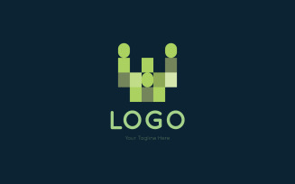 W Letter Designer Logo Design Template