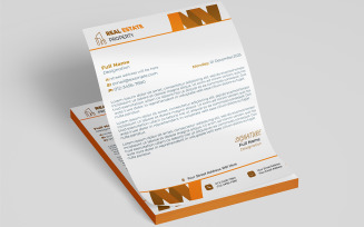 Minimal Professional Letterhead PSD | Editable & Print Ready Design