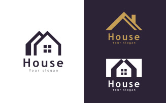 Real Estate Vector Logo Template, Modern House and property logo 15