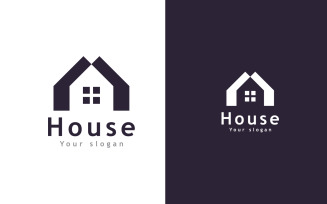 Real Estate Vector Logo Template, Modern House and property logo 4