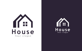 Real Estate Vector Logo Template, Modern House and property logo 5