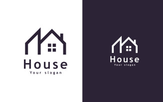Real Estate Vector Logo Template, Modern House and property logo 9