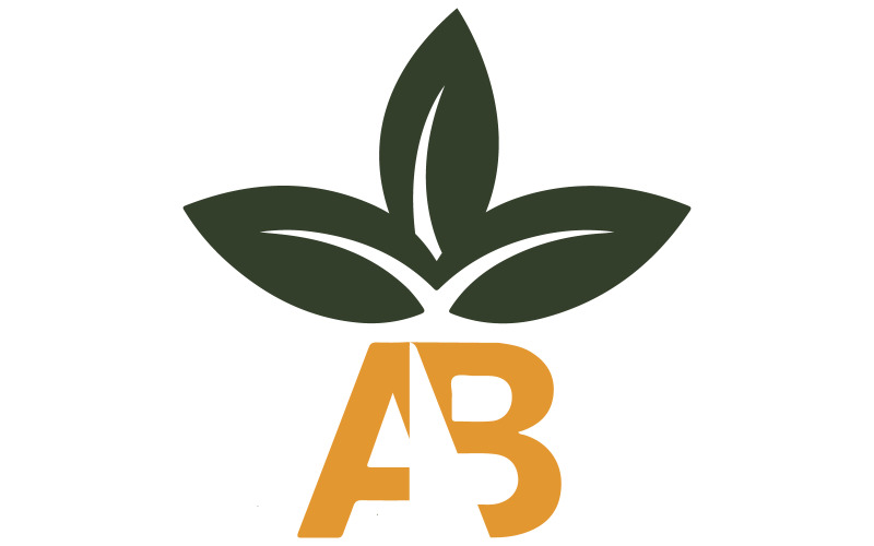 The leave logo for company Illustration