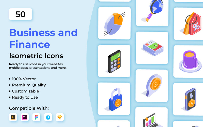 Business and Finance Vector icons Icon Set