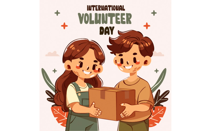 International Volunteer Day Illustration