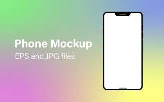 Mobile Phone Mockup High Quality Eps File